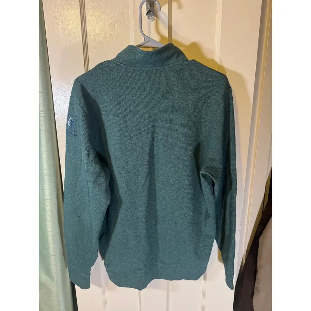 Vineyard Vines Men’s M Performance Quarter-Zip TPC River’s Bend Green Golf